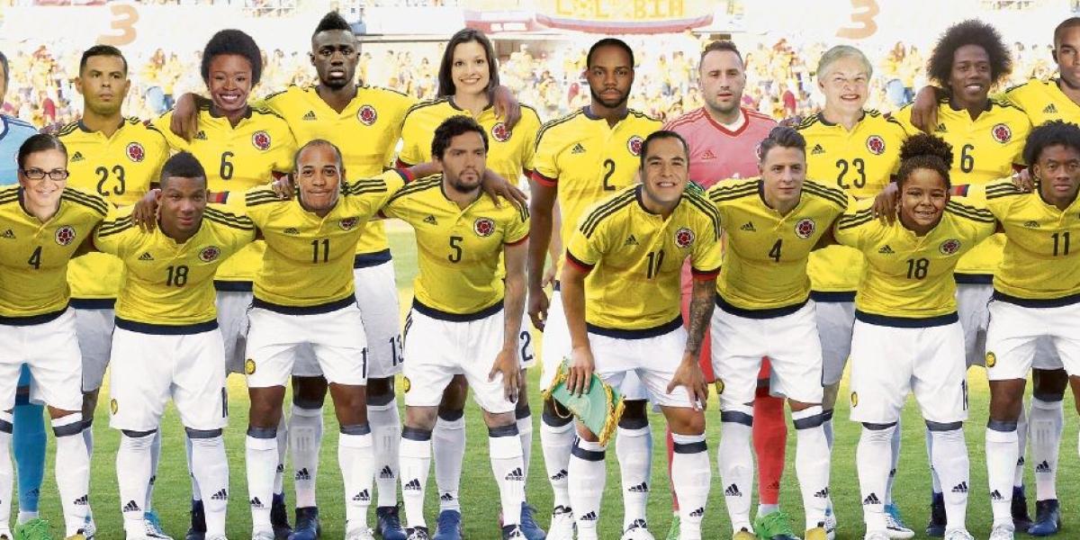 Montaje de la Selección Colombia.