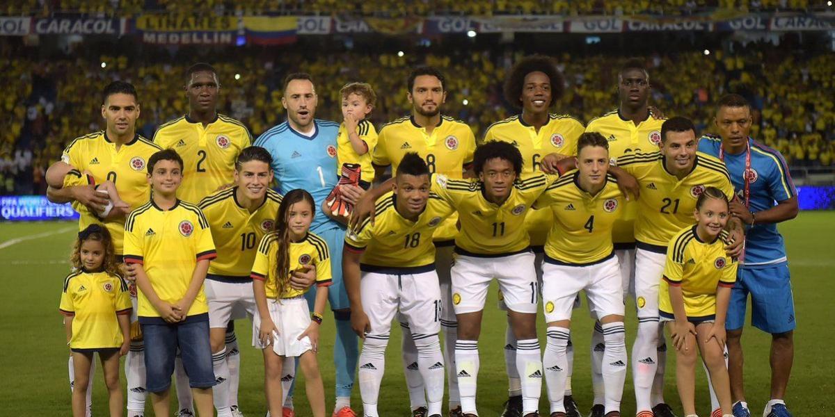 Selección Colombia previo al partido contra Paraguay, fecha 17 de la eliminatoria suramericana a Rusia 2018.