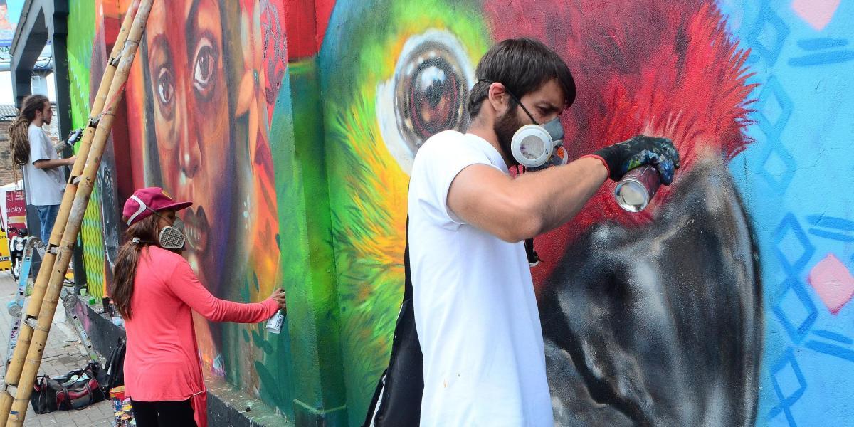 Los artistas del grafiti intervendrán 1.200 metros cuadrados de muros.