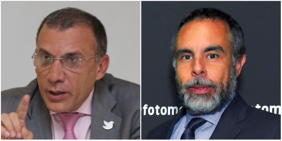 Los senadores Roy Barreras (izq.) y Armando Benedetti, dos de los actuales codirectores del partido de ‘la U’.