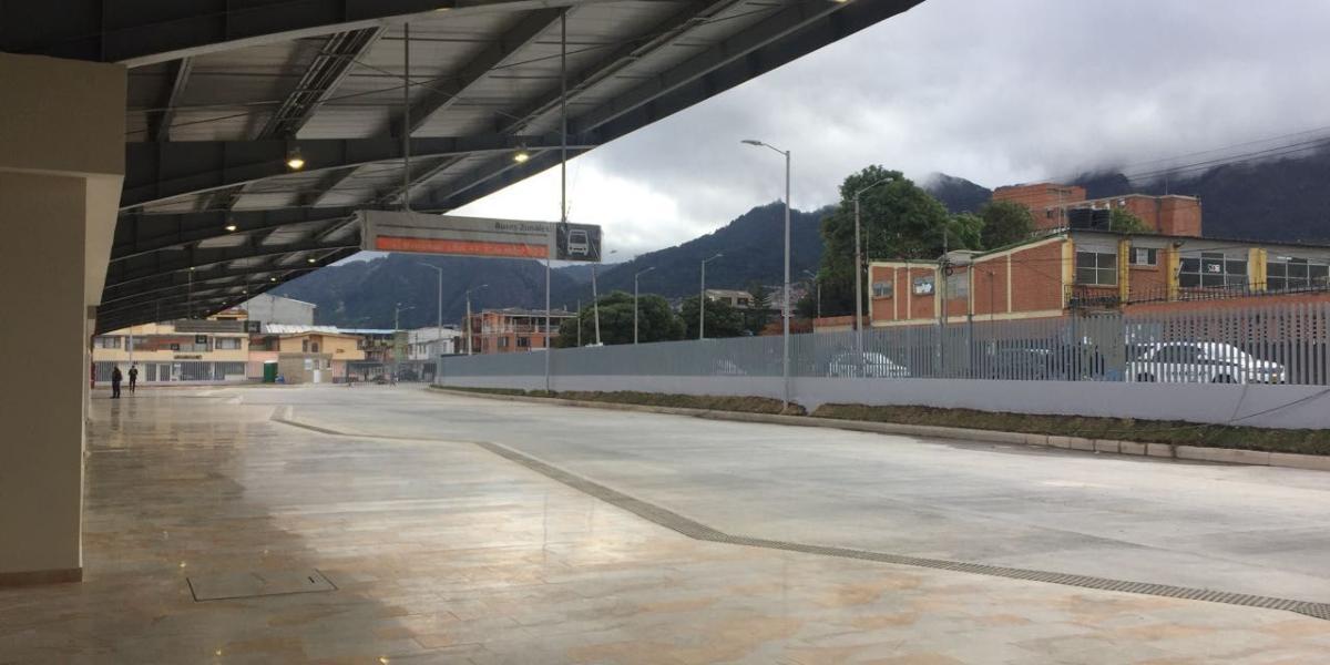Así luce la recién entregada estación intermedia de TransMilenio en San Cristóbal Sur.