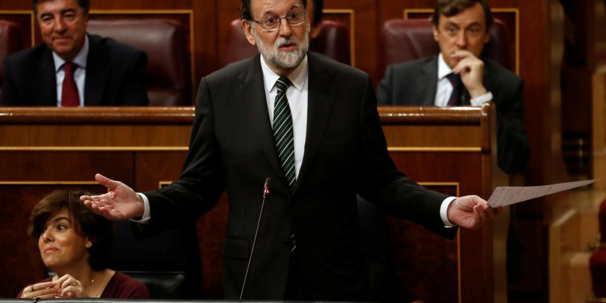 "Lo único que le pido al señor Puigdemont es que actúe con sensatez que actúe con equilibrio", dijo Mariano Rajoy.