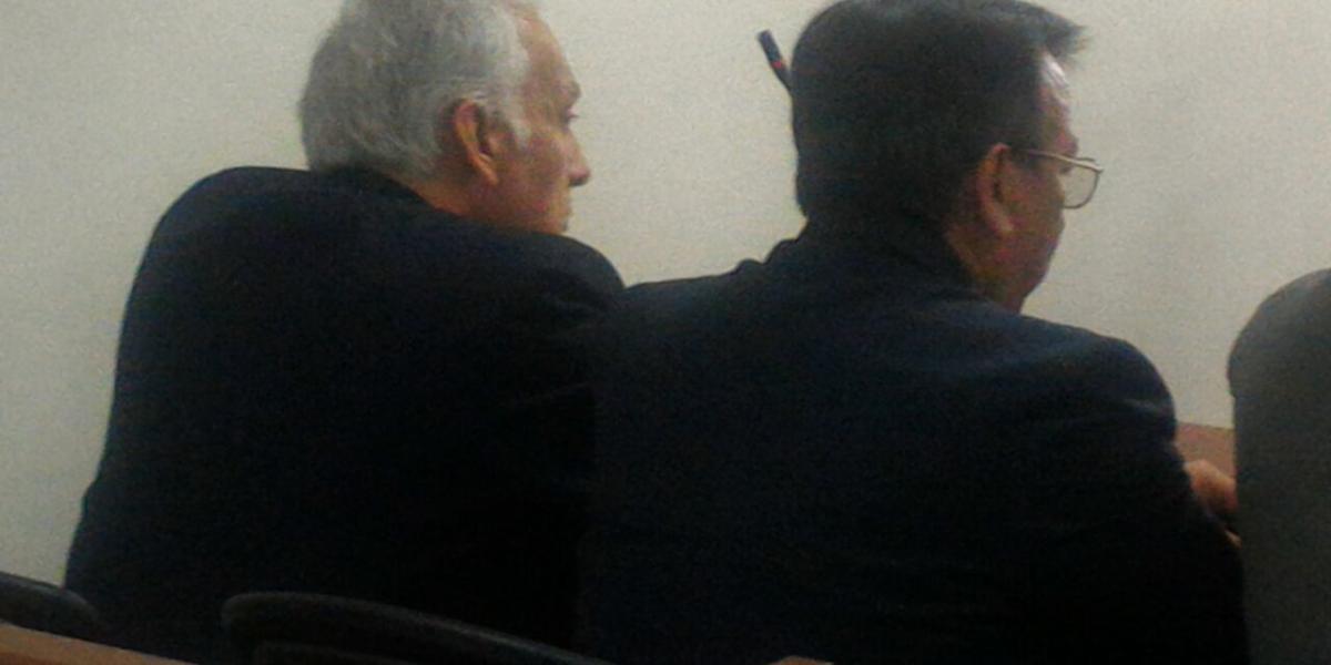 El exalcalde de Bogotá Samuel Moreno en imputación de cargos esta mañana por contrato Tunjuelo Canoa