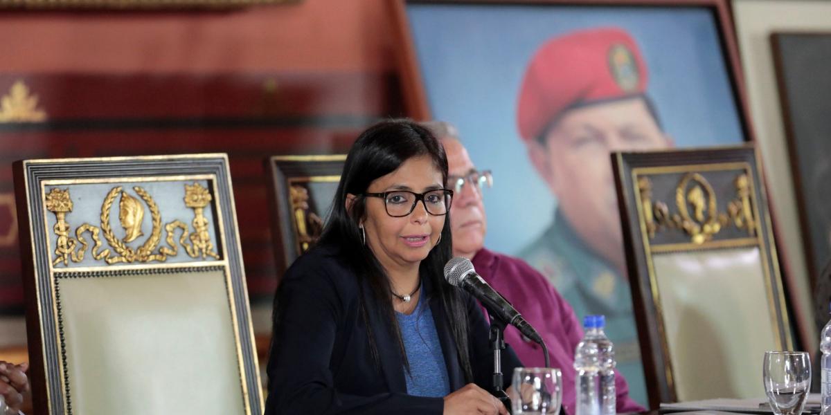 La presidenta de la Asamblea Nacional Constituyente de Venezuela, Delcy Rodríguez.