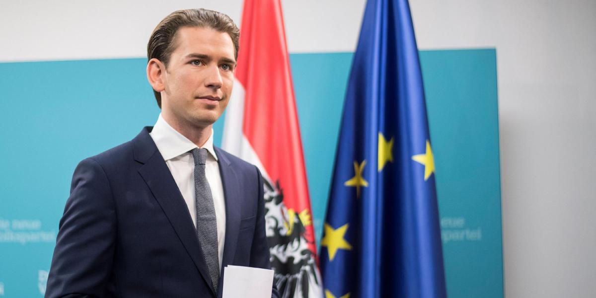 El primer ministro electo de Austria es crítico de las políticas migratorias de Alemania.
