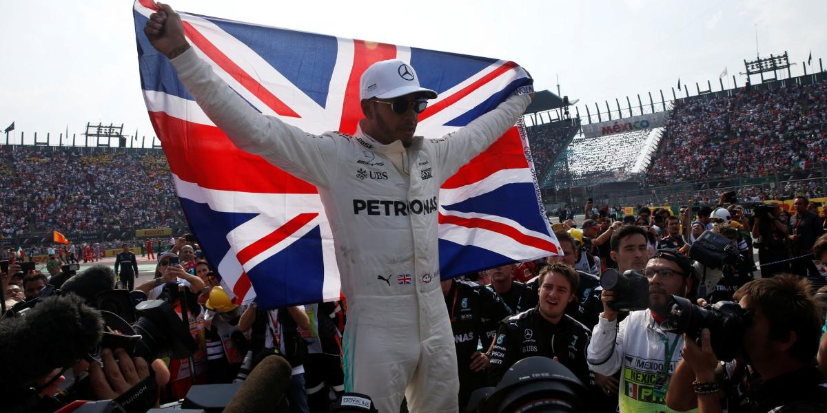 Lewis Hamilton se coronó como tetracampeón de la F1: 2008, 2014, 2015 Y 2017.