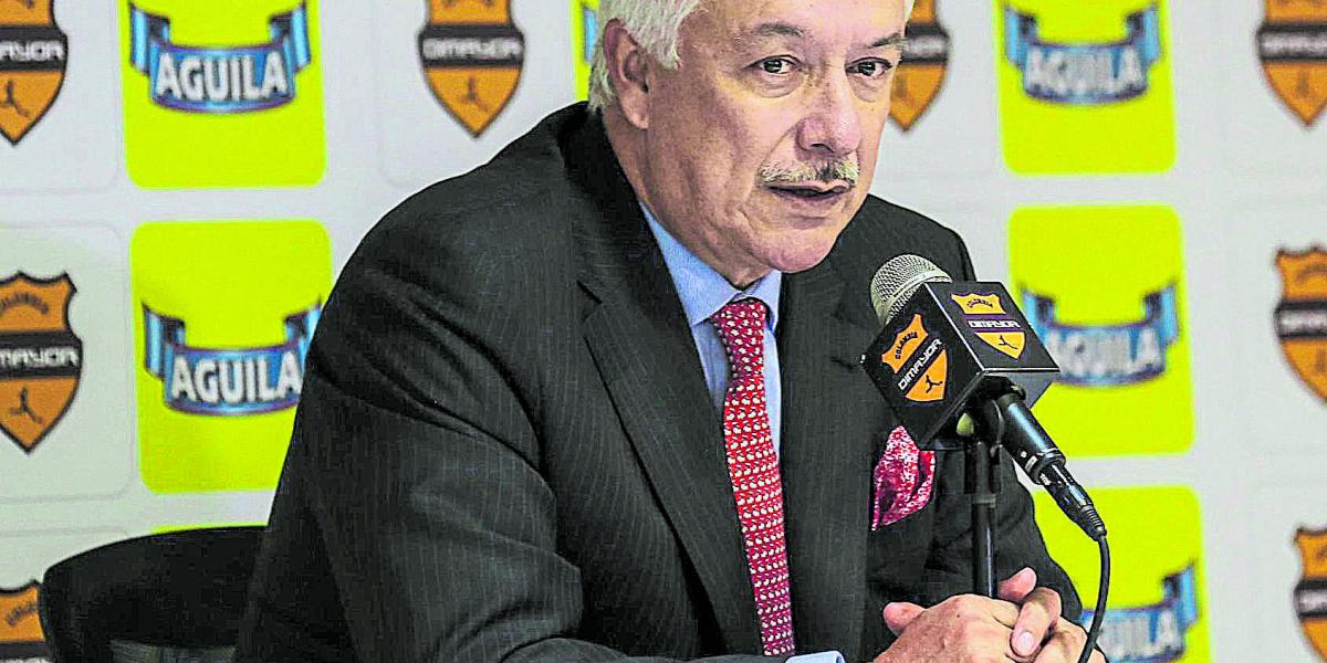 Jorge Perdomo, presidente de la Dimayor