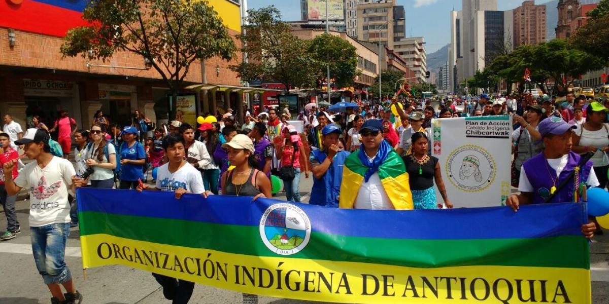 Más de 500 personas participaron en la Minga realizada por cinco pueblos indígenas de Antioquia