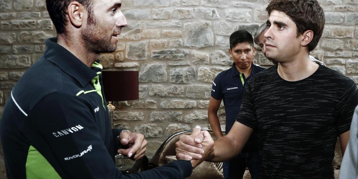 Mikel Landa habló de su relación con sus nuevos compañeros de equipo en el Movistar Team.
