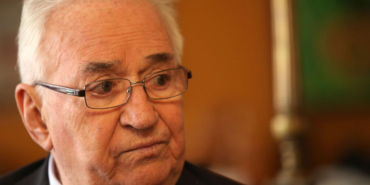 Belisario Betancur, nacido en 1923, fue presidente de la República entre 1982 y 1986.