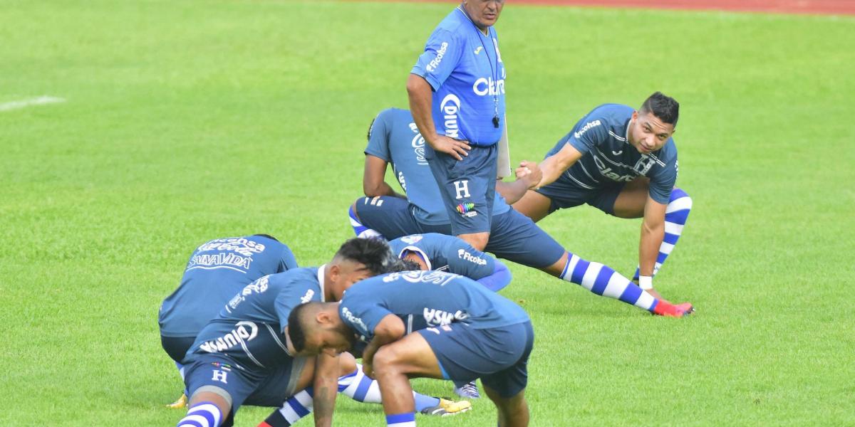 Entrenamiento de la selección de Honduras.