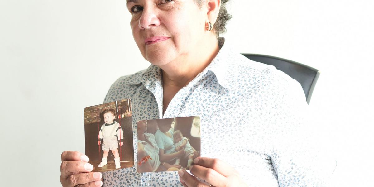 Rosalba Izquierdo perdió a sus hijos Andrés Leonardo y Diego Armando cuando tenían dos años y medio y tres años y medio.