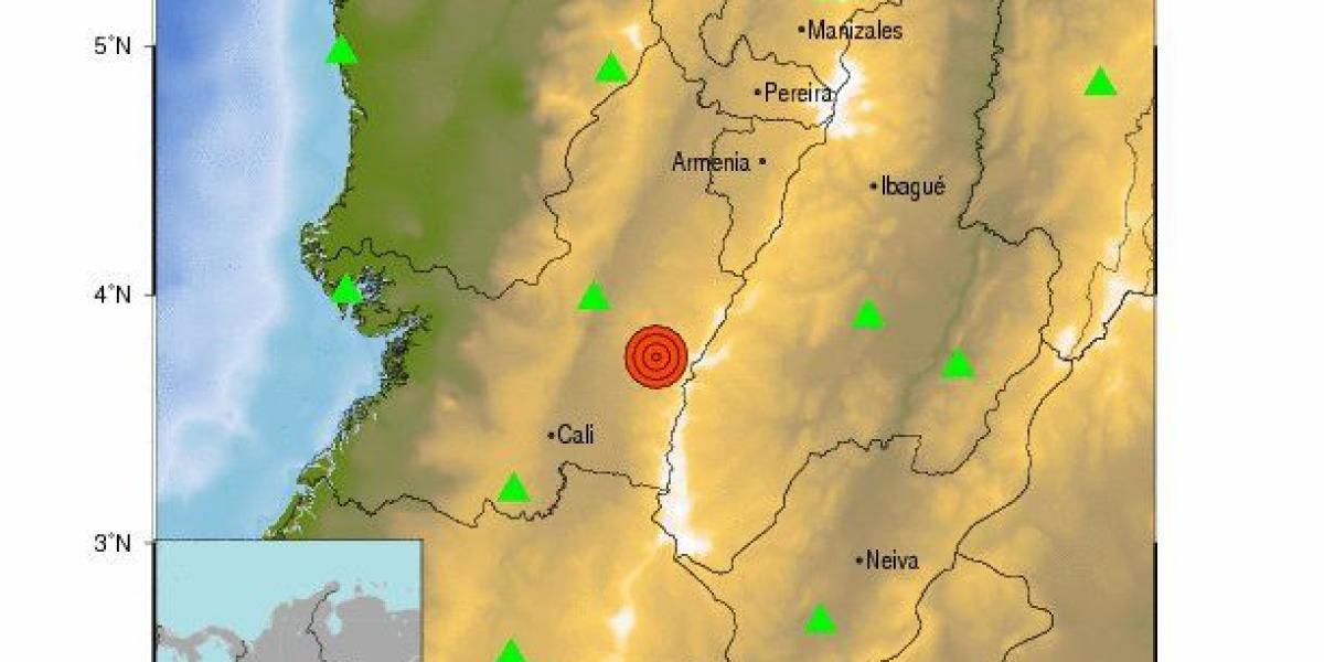 El sismo ocurrió a las 9:12 p.m. de este martes.