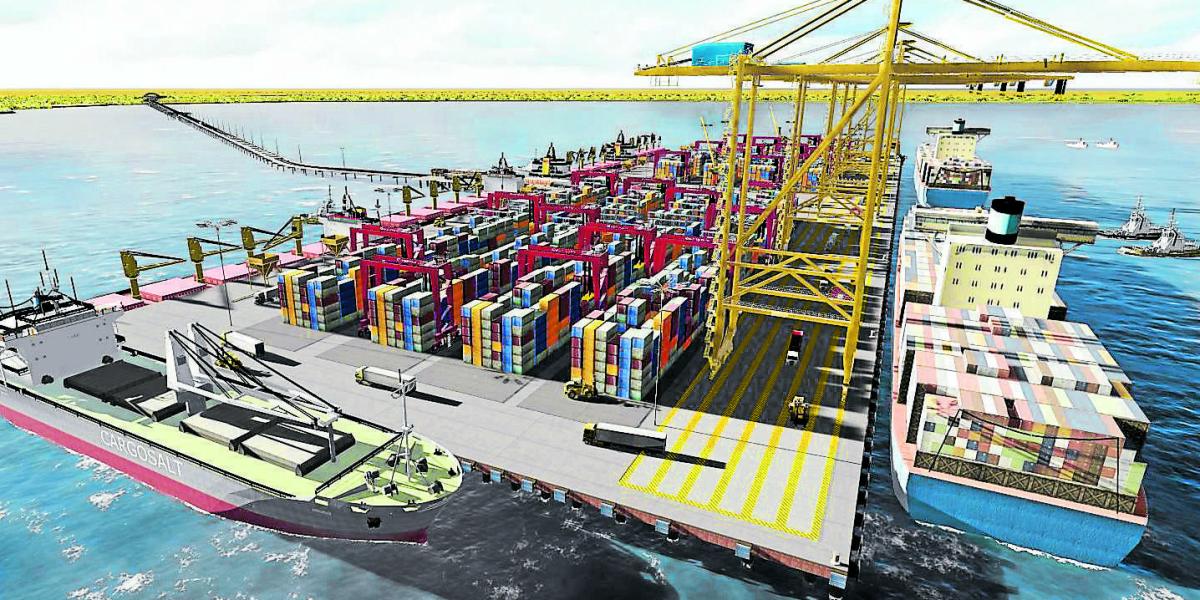 Una vez esté operado, Puerto Antioquia moverá 7 millones de 
toneladas.