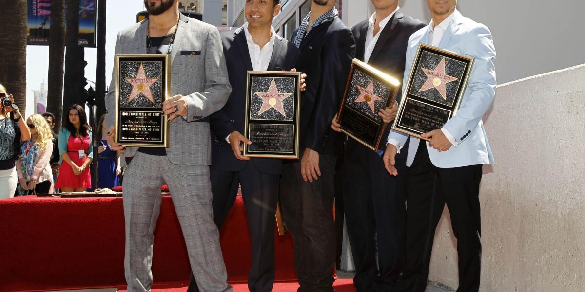 Descripcion:
Backstreet Boys (de izquierda a derecha) AJ McLean, Howie Dorough, Kevin Richardson, 
Nick Carter y Brian Littrell