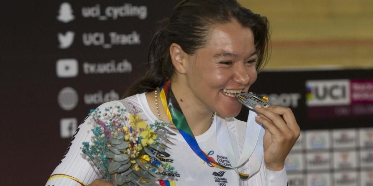 Martha Bayona, ciclista colombiana.