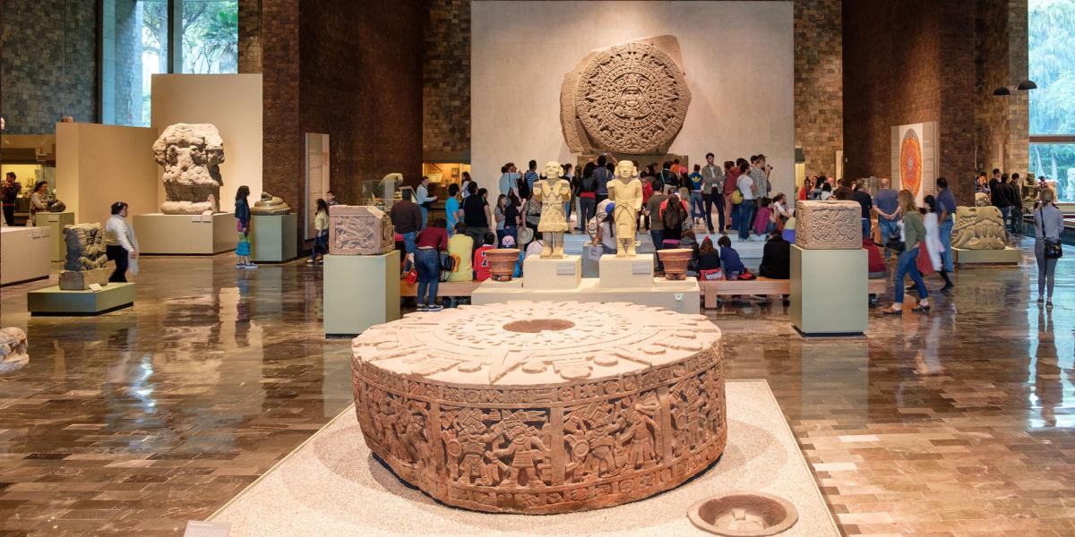El Museo Nacional de Antropología de México cuenta con un área de 44.000 metros cuadrados.