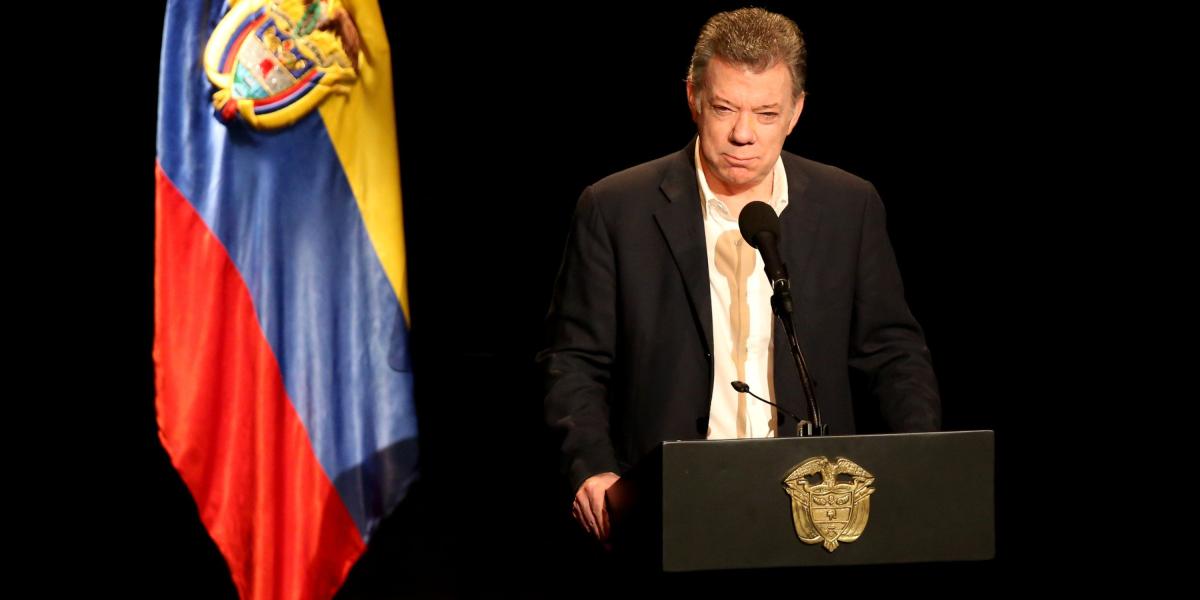 Juan Manuel Santos, el presidente de Colombia.