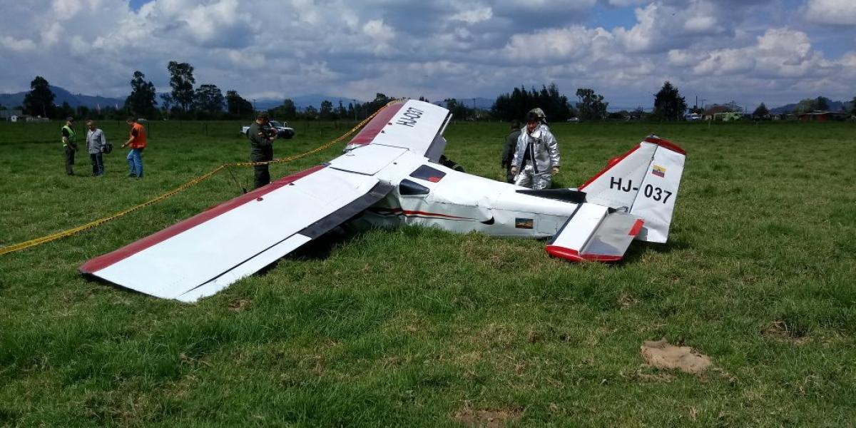 Esta fue la aeronave que se accidentó en Guaymaral