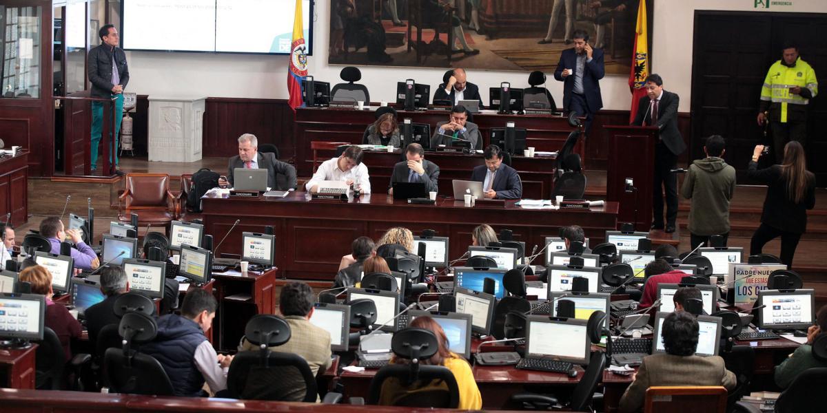 Esta semana la plenaria del Concejo de Bogotá debe votar sobre el proyecto de presupuesto para el 2018.