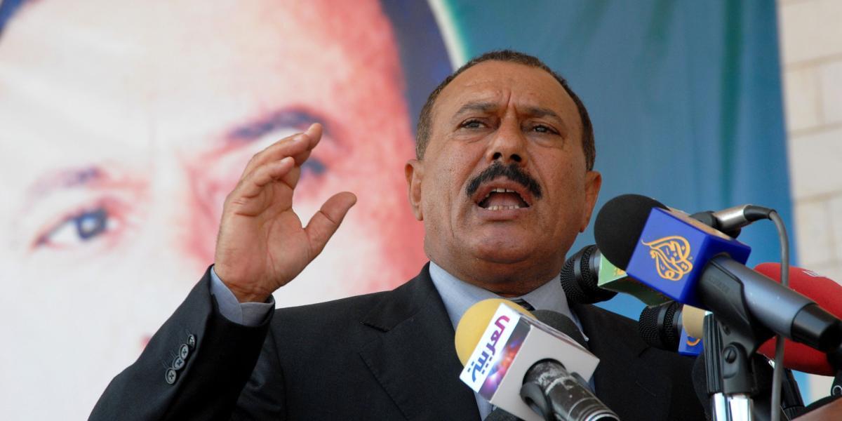 Ali Abdullah Saleh, expresidente de Yemen.