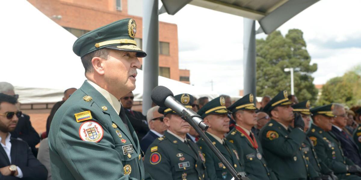 El general Ricardo Gómez estuvo ayer en la región del Catatumbo presentando su saludo de Navidad a las tropas.