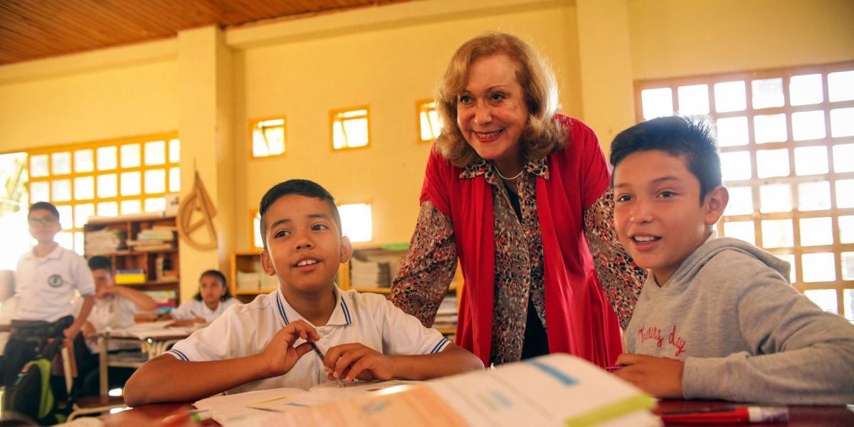 Vicky Colbert ha sido reconocida internacionalmente por su trabajo al frente de Escuela Nueva, con el cual impulsa la educación en el campo colombiano.