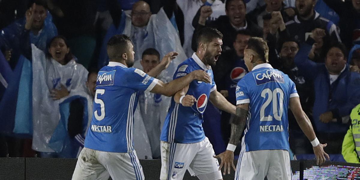 Millonarios ganó 1-0 la final de ida en la Liga colombiana 2017-II.