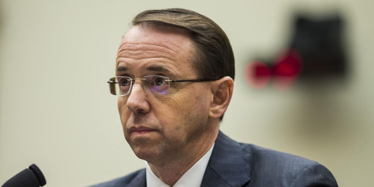 El fiscal general adjunto de EE. UU., Rod Rosenstein, ha dicho que no ha visto “una buena razón” para despedir a Mueller.