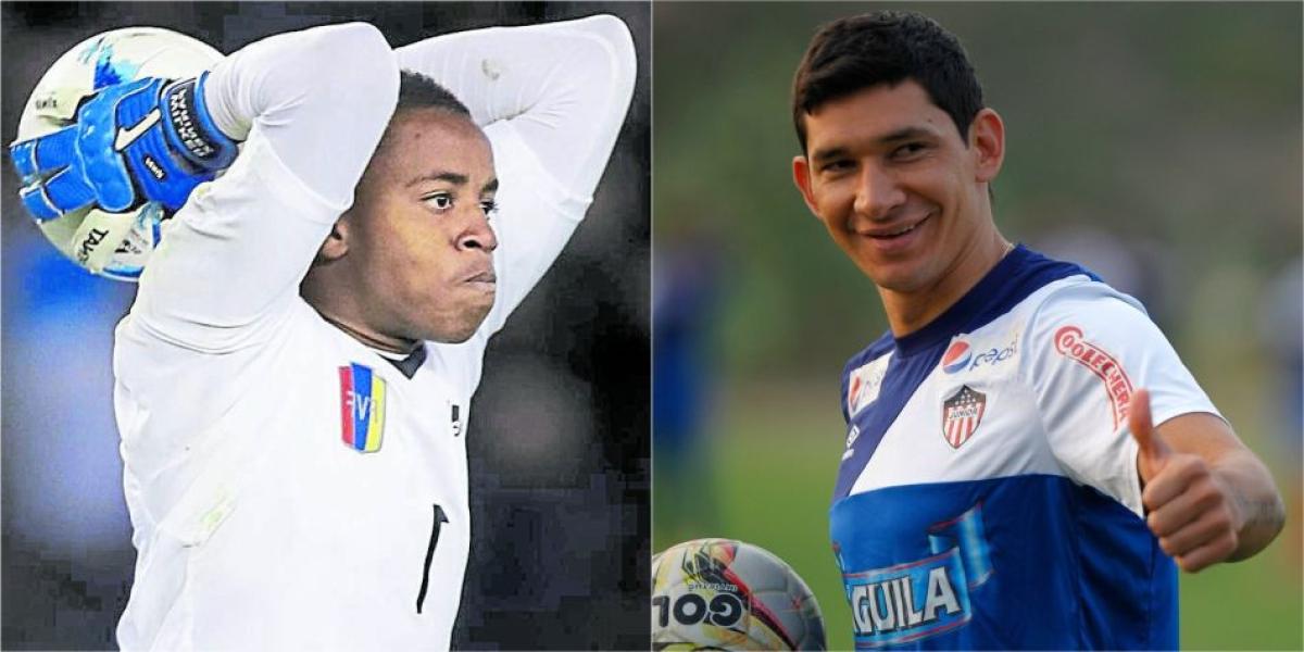 El arquero de Venezuela y el exdelantero de Junior son dos de los refuerzos del equipo embajador de cara a la Copa Libertadores
