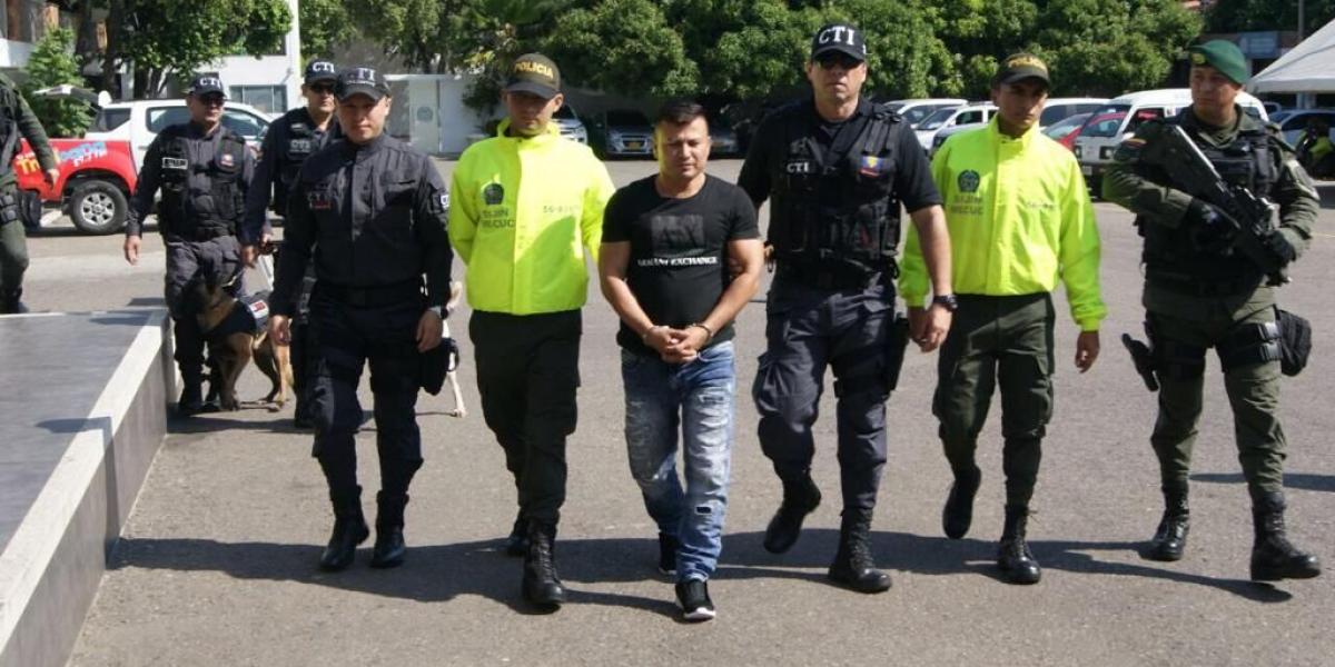 Danny Fabián Hernández Rincón fue capturado en un operativo conjunto entre la Policía y la Fiscalía.