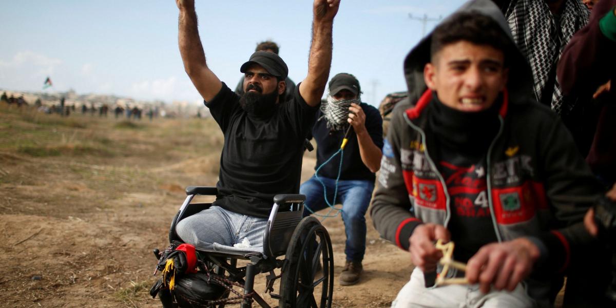 Ibrahim Abu Thouraya, de 29 años, murió el viernes cuando participaba en una manifestación de protesta por la decisión de Estados Unidos de reconocer a Jerusalén como capital de Israel.