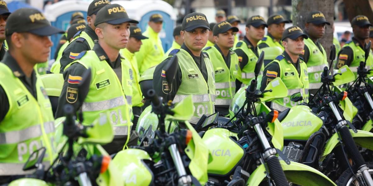 En total quedarán 665 uniformados para garantizar la seguridad en el Centro de Medellín.