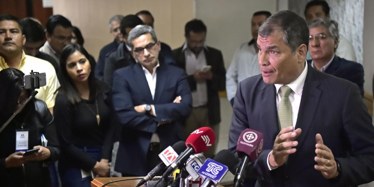 El expresidente de Ecuador, Rafael Correa, ha regresado dos veces al país, después de que dejó el poder en mayo del 2017.