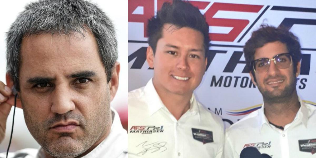 Colombianos en las 24 horas de Daytona: Juan Pablo Montoya, Sebastián Saavedra y Gustavo Yacamán.