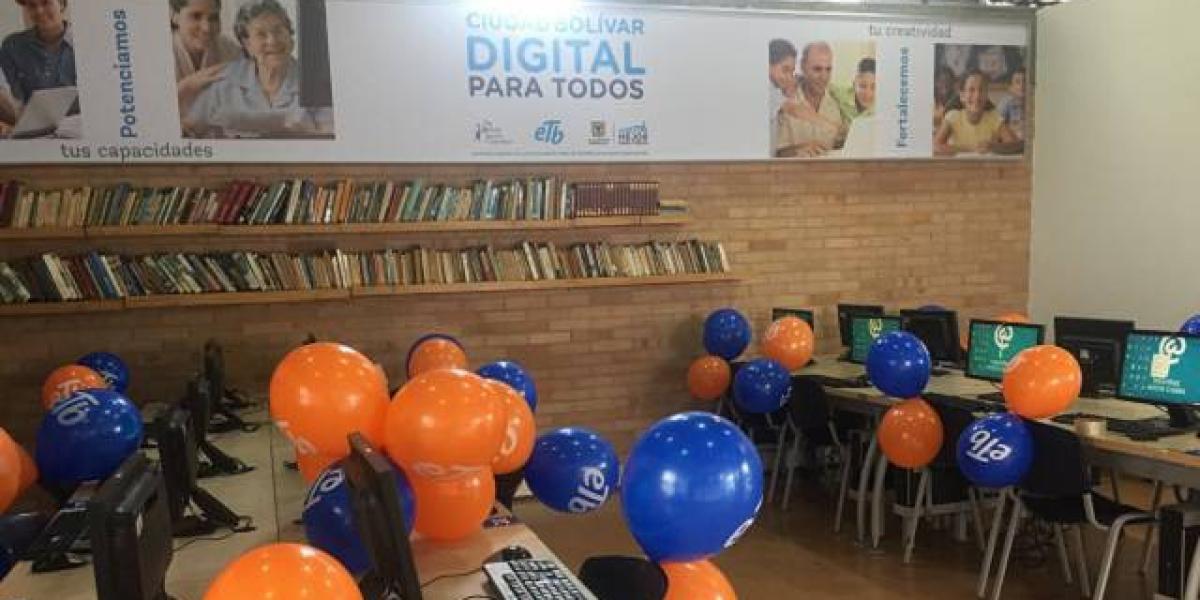 El laboratorio en Ciudad Bolívar brinda capacitaciones en habilidades digitales.