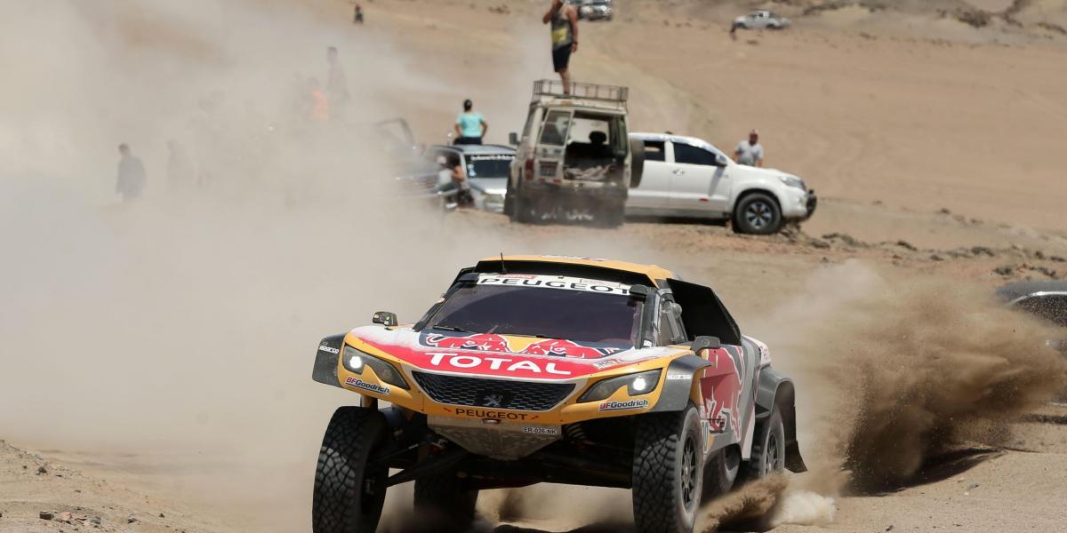 Stephane Peterhansel , líder del Dakar en autos.