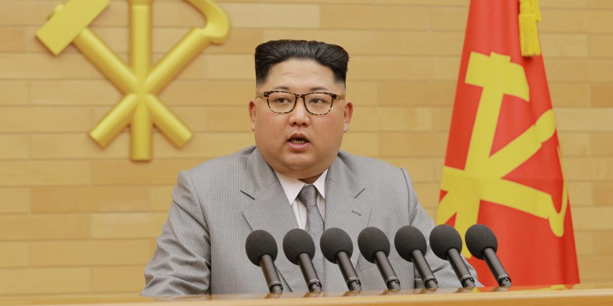 Kim Jong-un, líder de Corea del Norte, que accedió a dialogar con Corea del Sur.