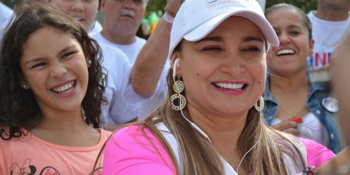 La exmandataria continúa su campaña política por los municipios del Quindío.