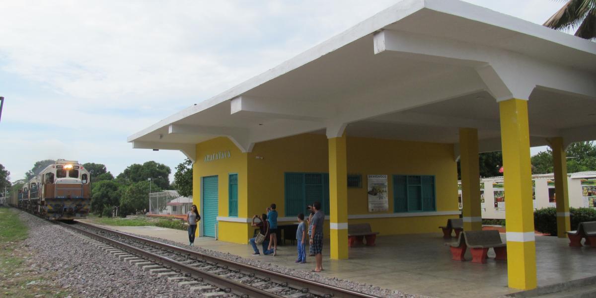 La vieja estación del tren de Aracataca recientemente fue restaurada a través de una alianza público privada.