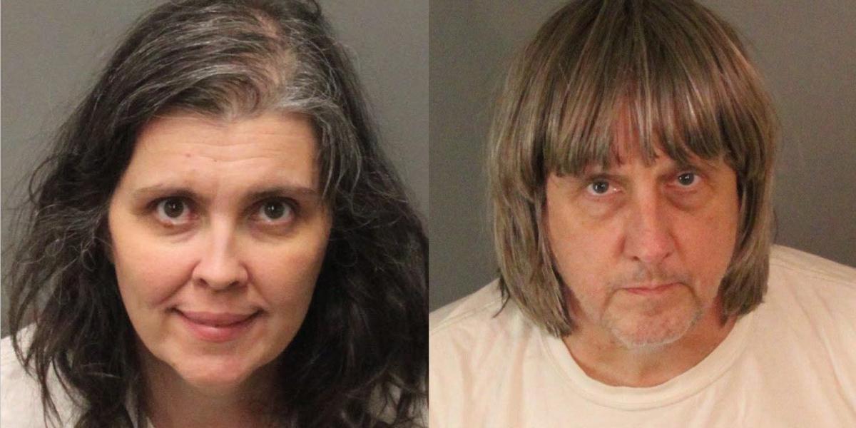 Los padres, Louise Anna Turpin (49) y David Allen Turpin (57 años), enfrentan posibles cargos por tortura.
