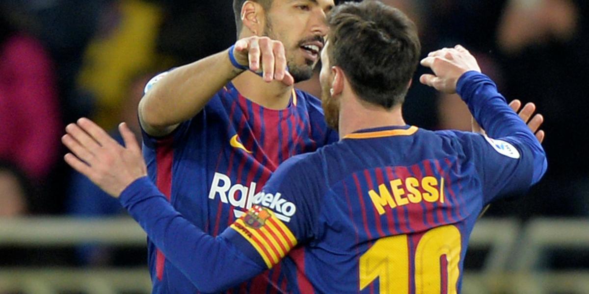 Suárez y Messi, una dupla efectiva en el FC Barcelona para el partido de este miércoles en la Copa del Rey, en el clásico contra Español.