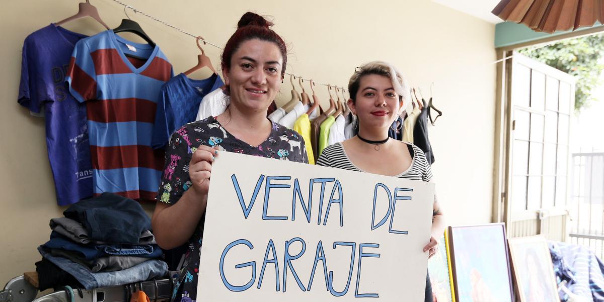 Paula y Lina Hernández son dos hermanas que decidieron abrir las puertas de su casa y vender lo que ya no usan.