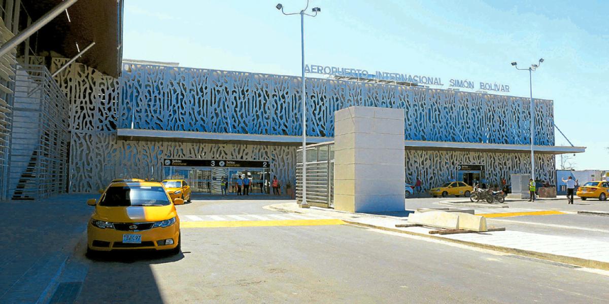 La inversión en el aeropuerto Simón Bolívar, de Santa Marta, ascendió a 109.500 millones de pesos.
