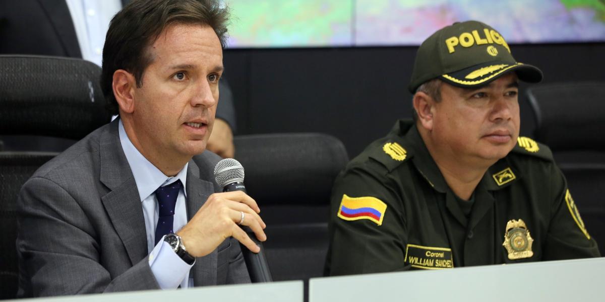 Daniel Mejía, secretario de Seguridad de Bogotá.