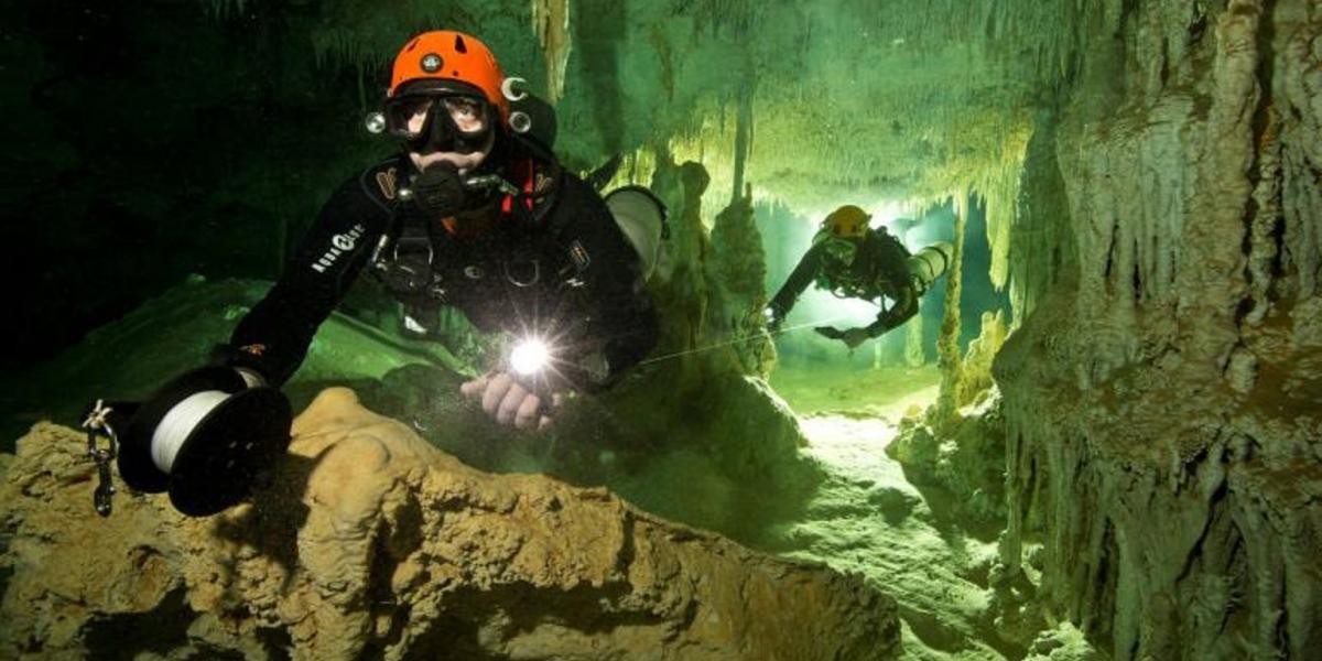 El hallazgo se dio al encontrase la conexión de los dos sistemas de cuevas inundadas conocidos como Sac Actun y Dos Ojos, en Tulum.