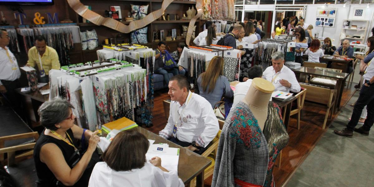 Durante Colombiatex se generaron negocios por más de US$ 356 millones.