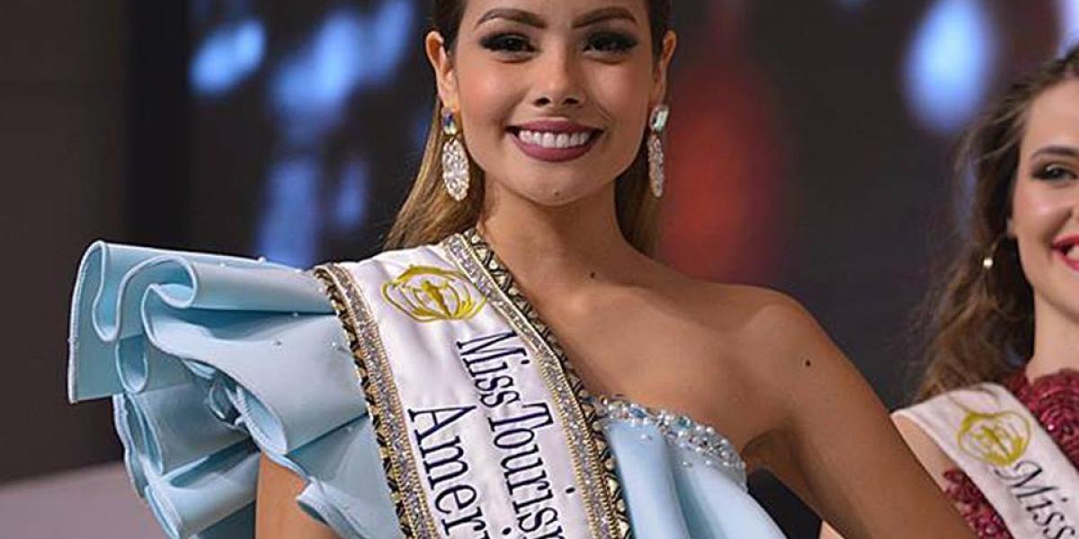 Andrea Gutierrez Puentes ganó el concurso internacional Miss Tourism World.
