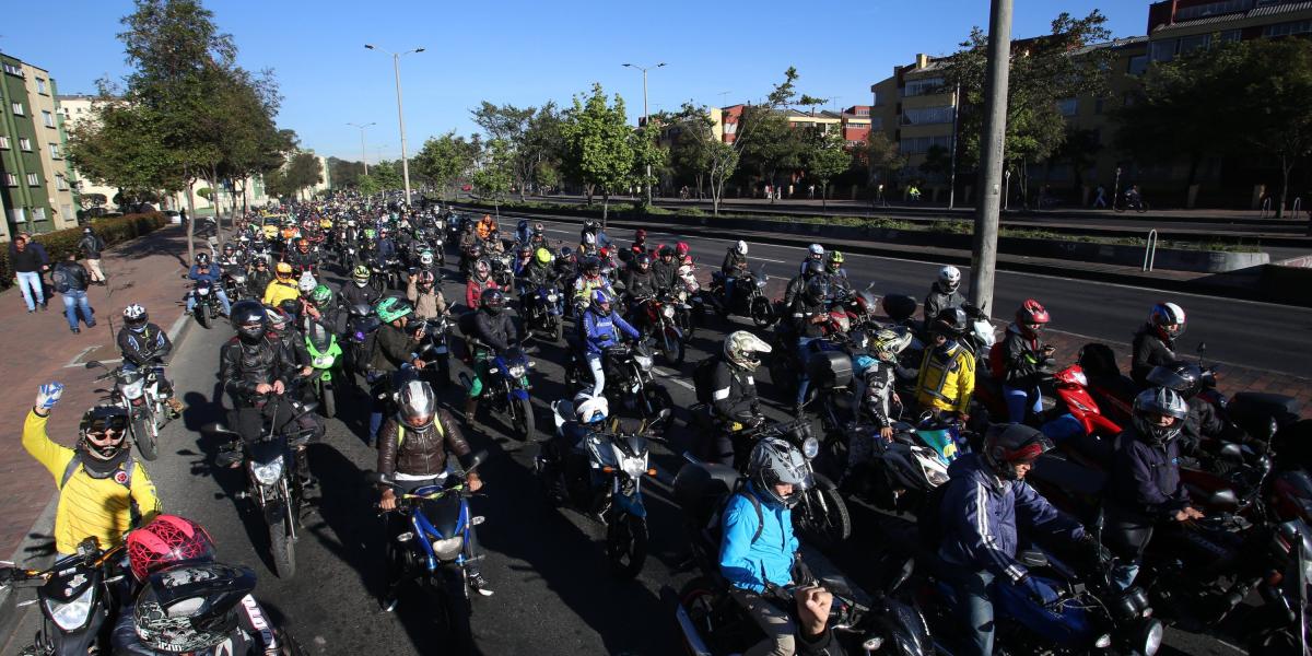 Los motociclistas la semana pasada realizaron manifestaciones por la medida