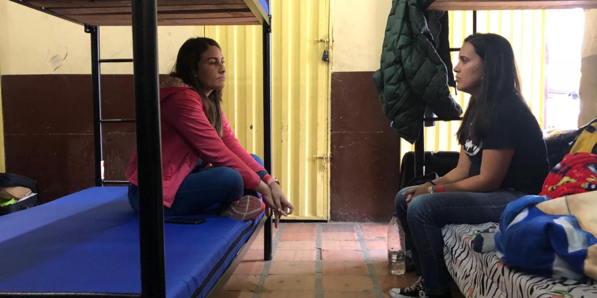 Este hogar de paso se habilitó frente al comedor comunitario conocido como 'La Divina Providencia', en un sector fronterizo del área metropolitana de Cúcuta.